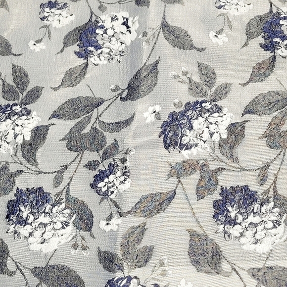 NWT Loft Silky Silvery Floral A-line Mini Skirt (8P) - Picture 4 of 9